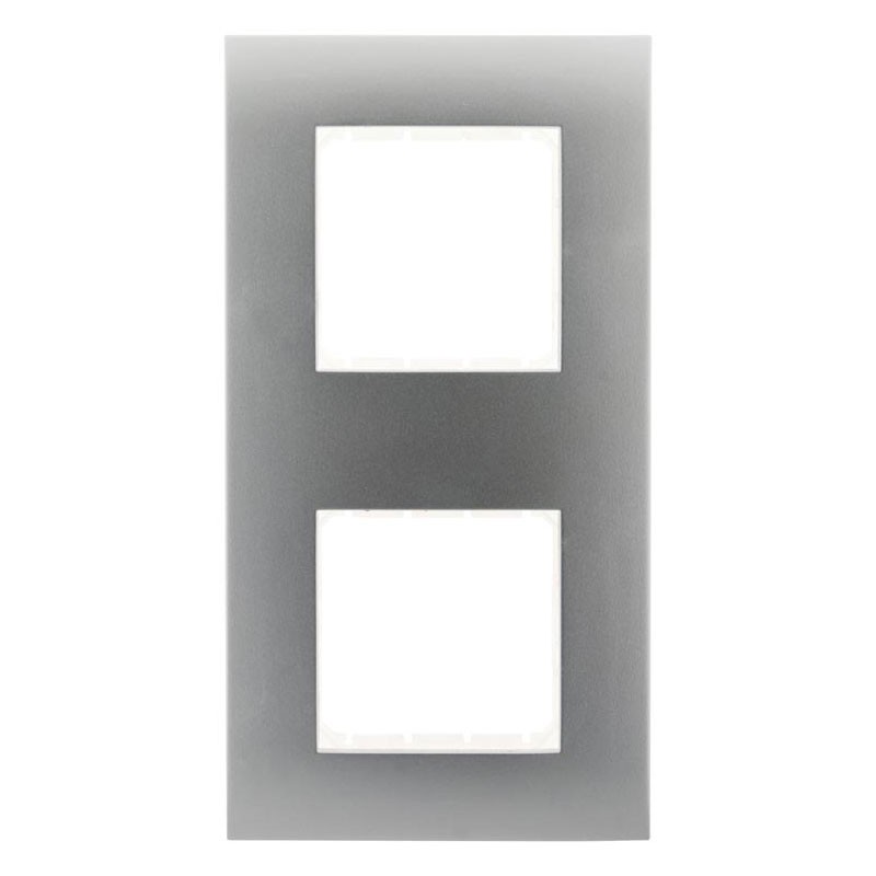 135234 SIMPLEA PLACA METÁLICA DUPLA + 2 SUPORTES + GARRAS