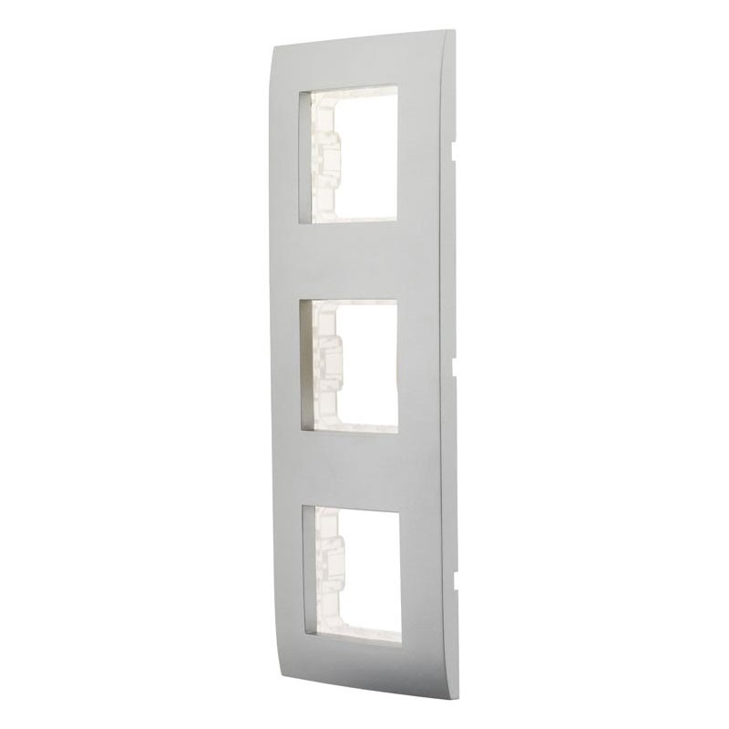 135235 SIMPLEA TRIPLE MATTE METAL PLATE + 3 SUPPORTS + CLAWS