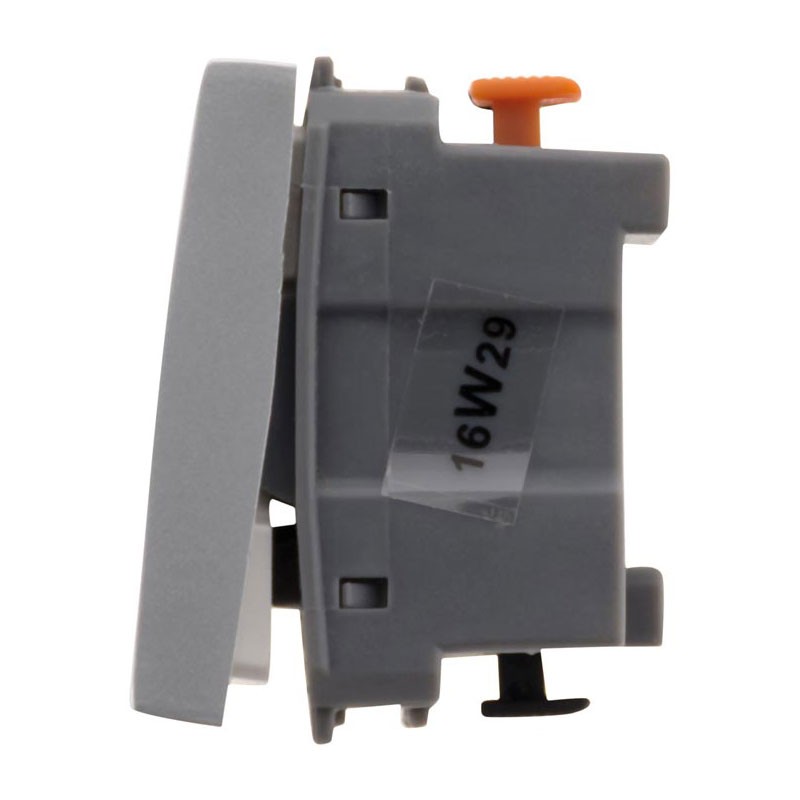 Simplea Interrupteur Bouton Va Et Vient 1/2 Module Metal