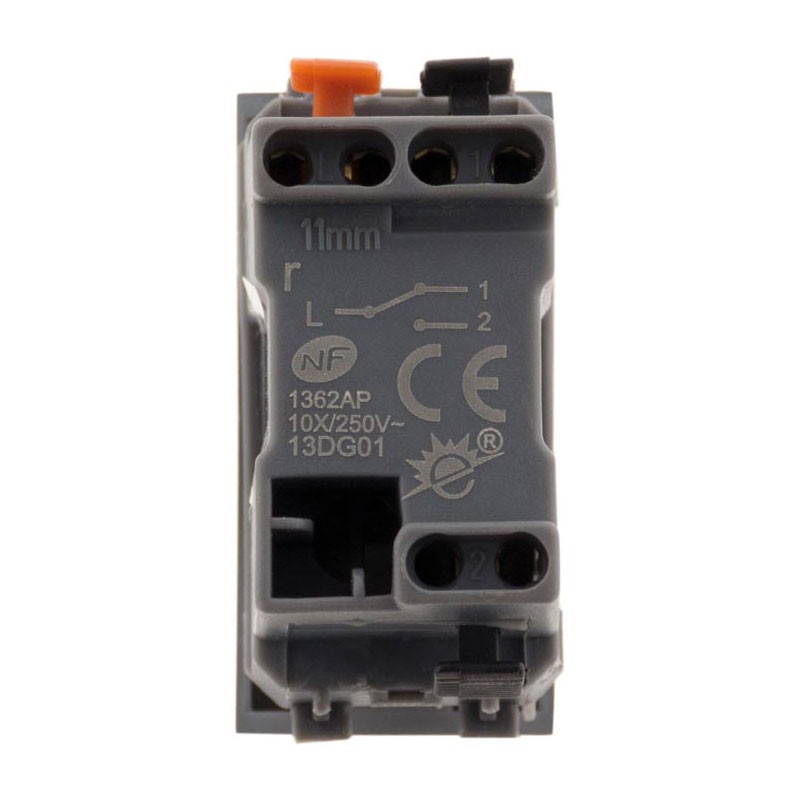 135104 SIMPLEA SWITCH 1/2 MODULE METAL