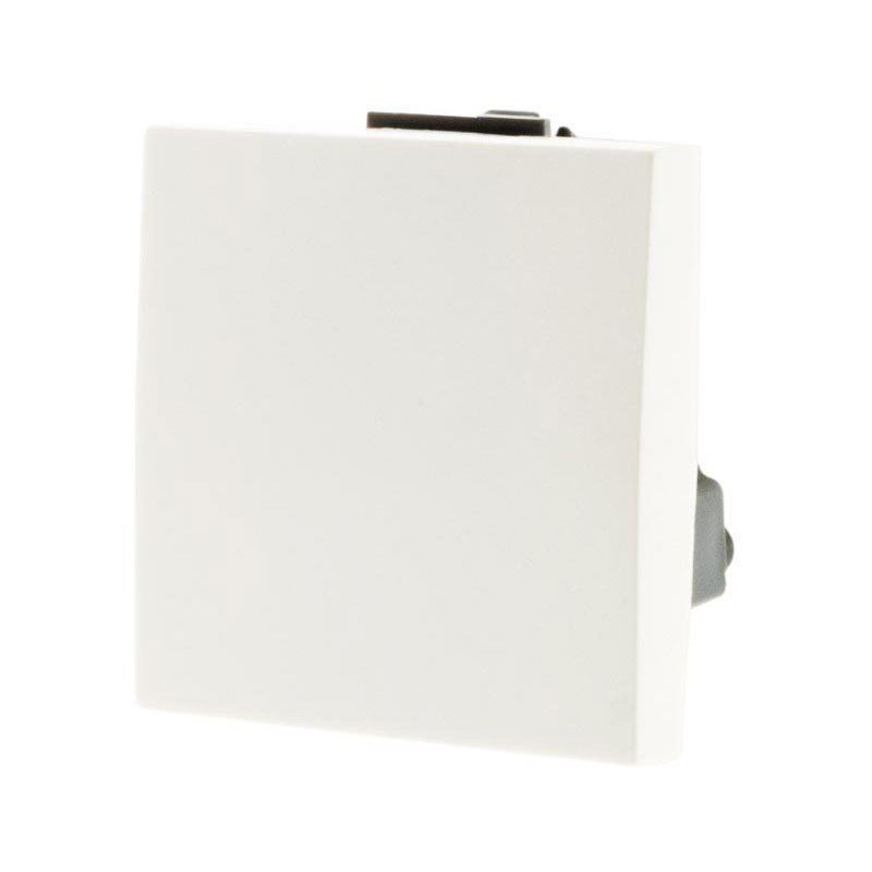 Simplea Interrupteur Bouton Poussoir Blanc Mat