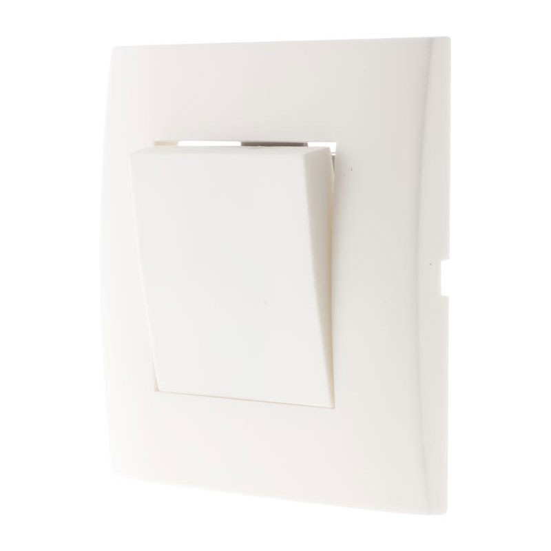135610 SIMPLEA PUSHBUTTON MONTE WHITE MATTE