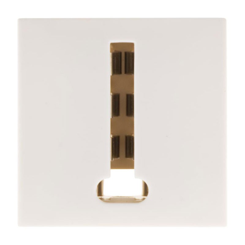 135026 SIMPLEA 8-PIN TEL SOCKET WHITE MATT