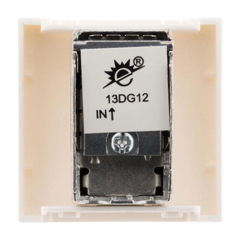 135022 SIMPLEA TV SOCKET 9.52 WHITE MATT