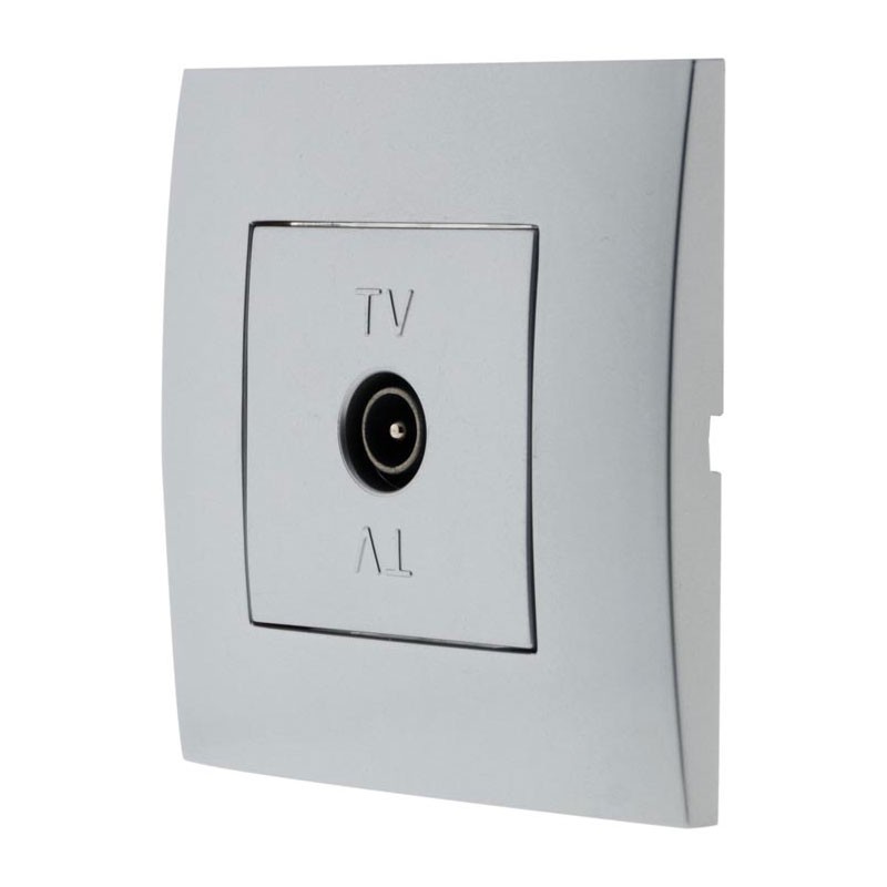 135654 SIMPLEA TV SOCKET 9.52 METAL MOUNTED