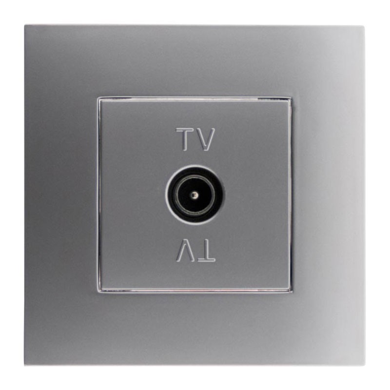 135654 SIMPLEA TV SOCKET 9.52 METAL MOUNTED