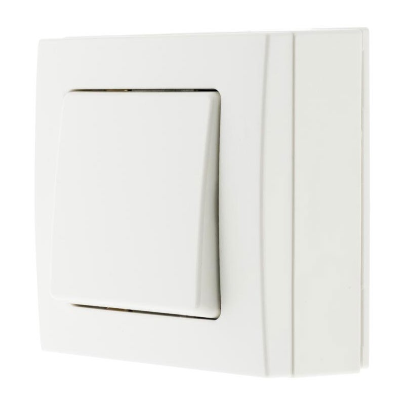 130131 BEL'VUE 10A OPBOUWSCHAKELAAR WIT