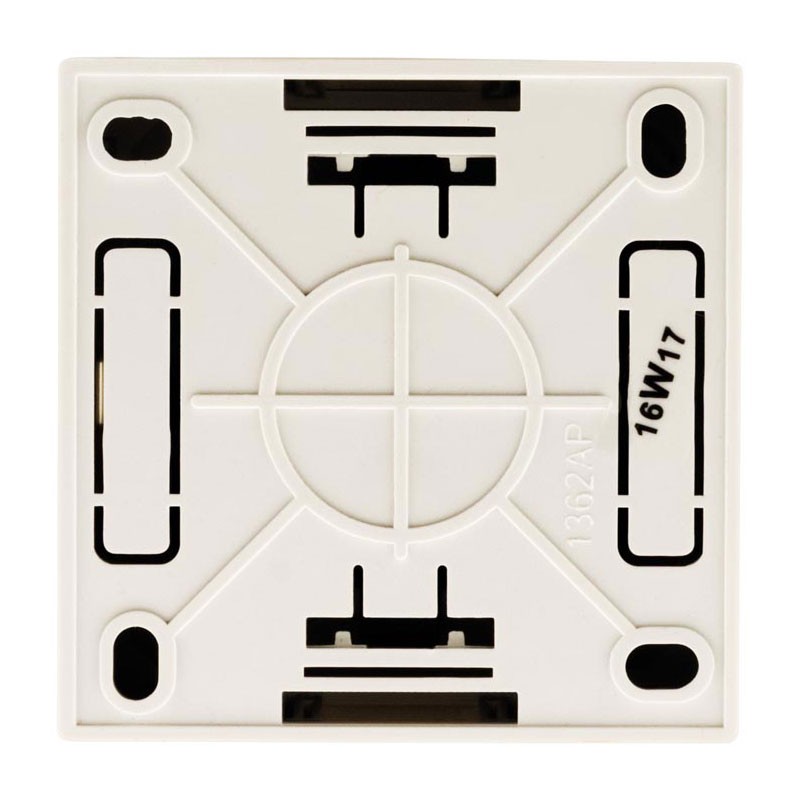 130133 BEL'VUE DOUBLE WALL-MOUNTED 10A WHITE