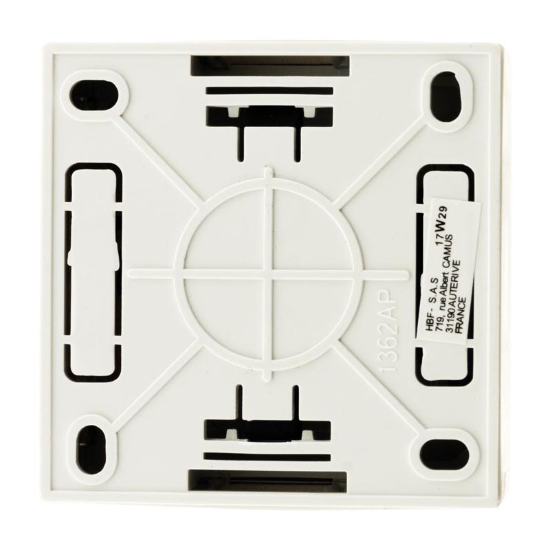 130136 BEL'VUE 10A SURFACE MOUNTED PUSH BUTTON WHITE