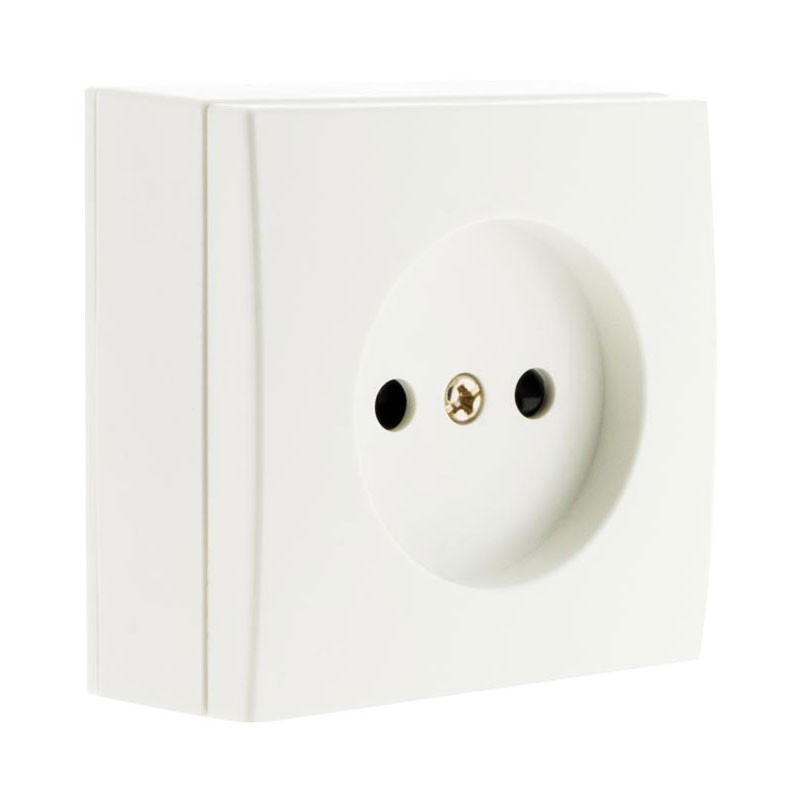 Toma de pared Bel'Vue de 2 polos y 10 A