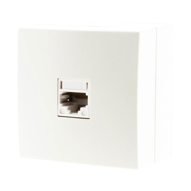130147 PRISE TEL RJ45 BEL'VUE BLANC