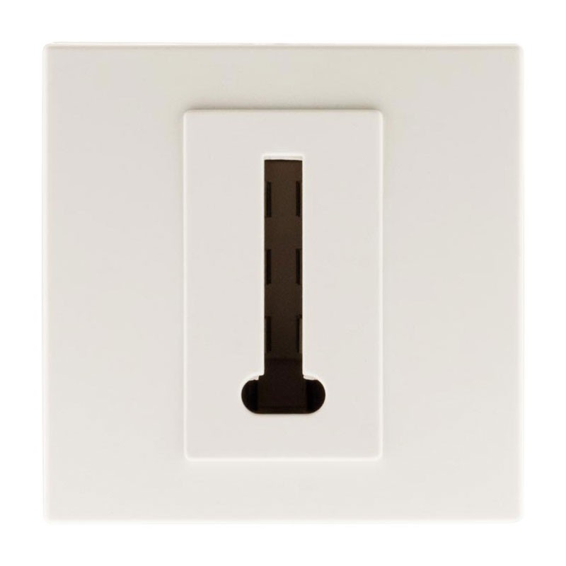130144 TEL SOCKET 8 STUDS BEL'VUE WHITE