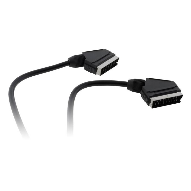 Cordon Peritel M/M 21 Broches 1.5M Noir