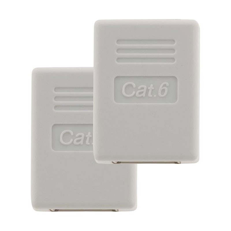 1578 LOT 2 RACCORDS RJ45 FEMELLE/FEMELLE CAT6