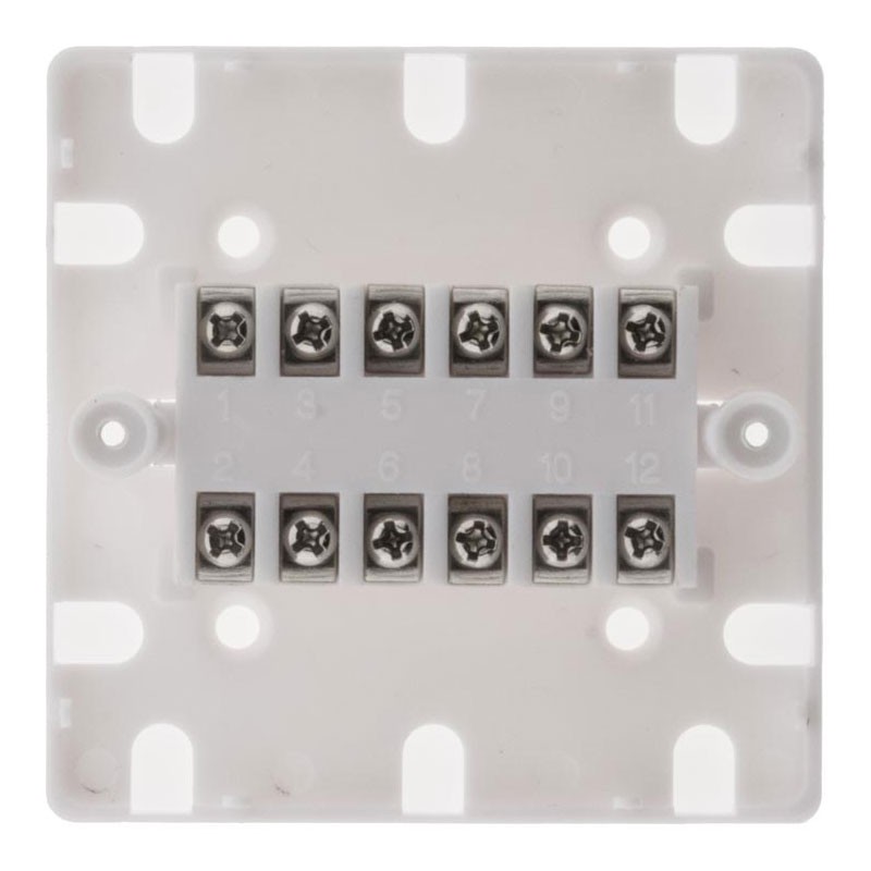 1575 SCATOLA DEL DISTRIBUTORE A 12 PIN BIANCO