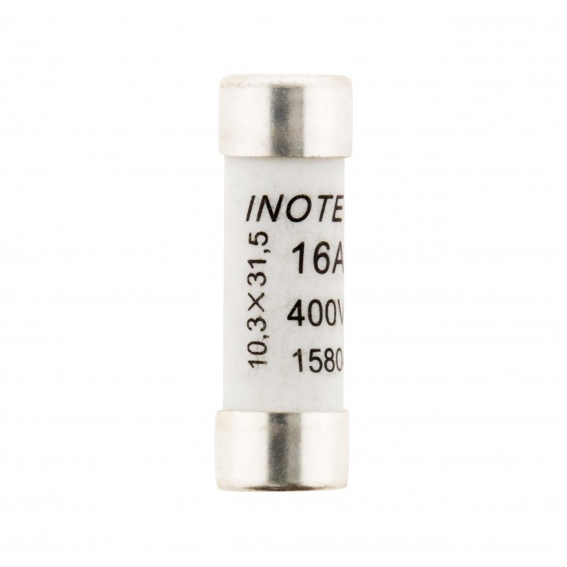 Set of 3 ceramic fuses 10.3X31.5-16A-without indicator-CE