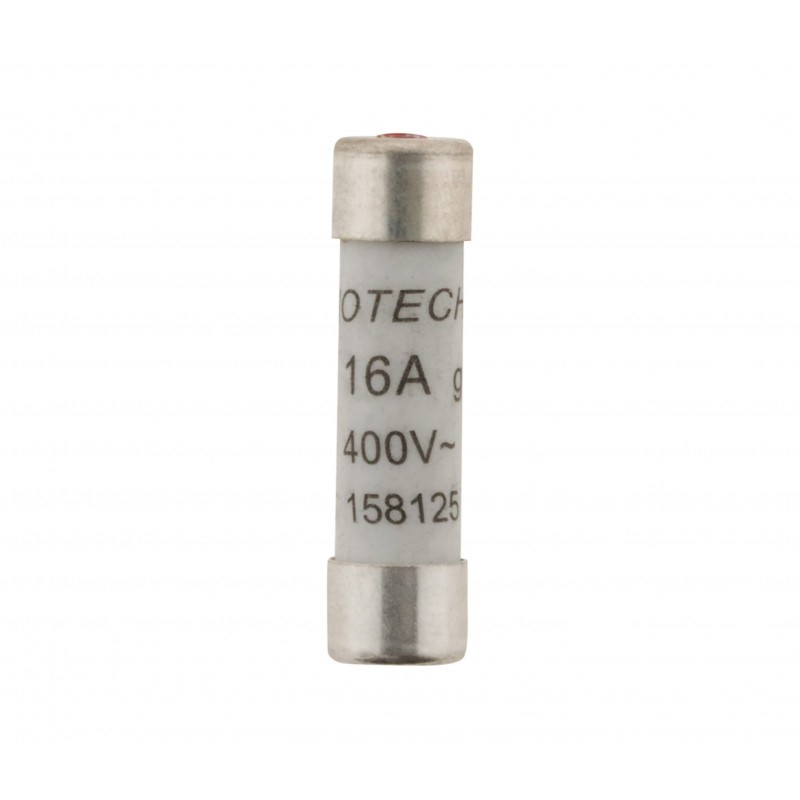 Set 3 Keramiksicherungen 8.5x31.5 - 16A - mit LED - CE - 158325