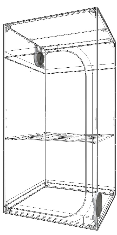 DUNKLE STRASSE 4.00 SJ 90X90X178CM