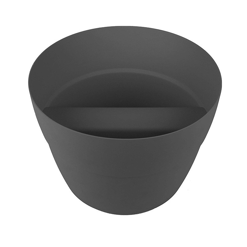 13556 G.ANT POT CAVALIER CANCUN 30CM GRIS ANTH 29x20.6CM 8L