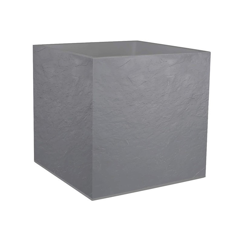 EDA - Pot Carré Volcania - Gris galet - 57L