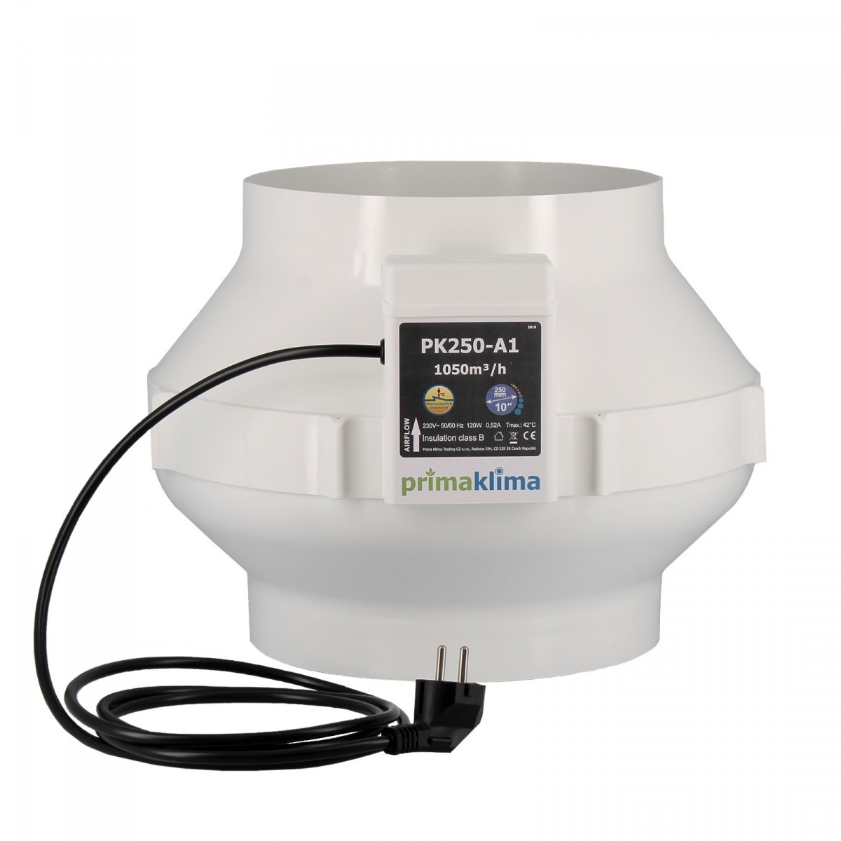 Prima Klima - Extractor 1050m³/h - ø250 mm