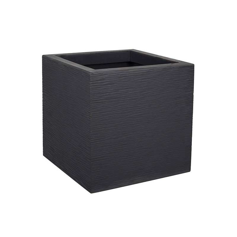 EDA - Pot carré Graphit Up - Gris anthracite - 21L