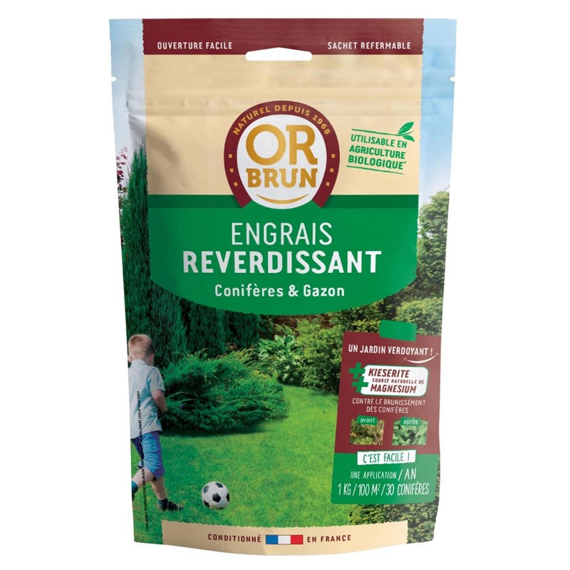 Or Brun - Engrais reverdissant - 1kg