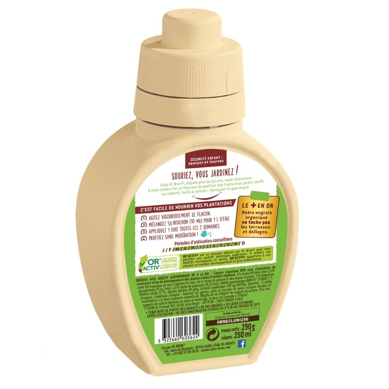Or brun engrais universel 250ml