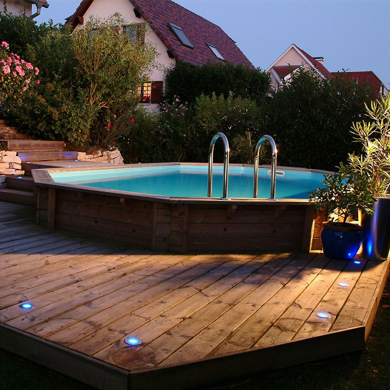 P.SUNWATER 300X490 - H120CM - LINER BEIGE 75/100EME