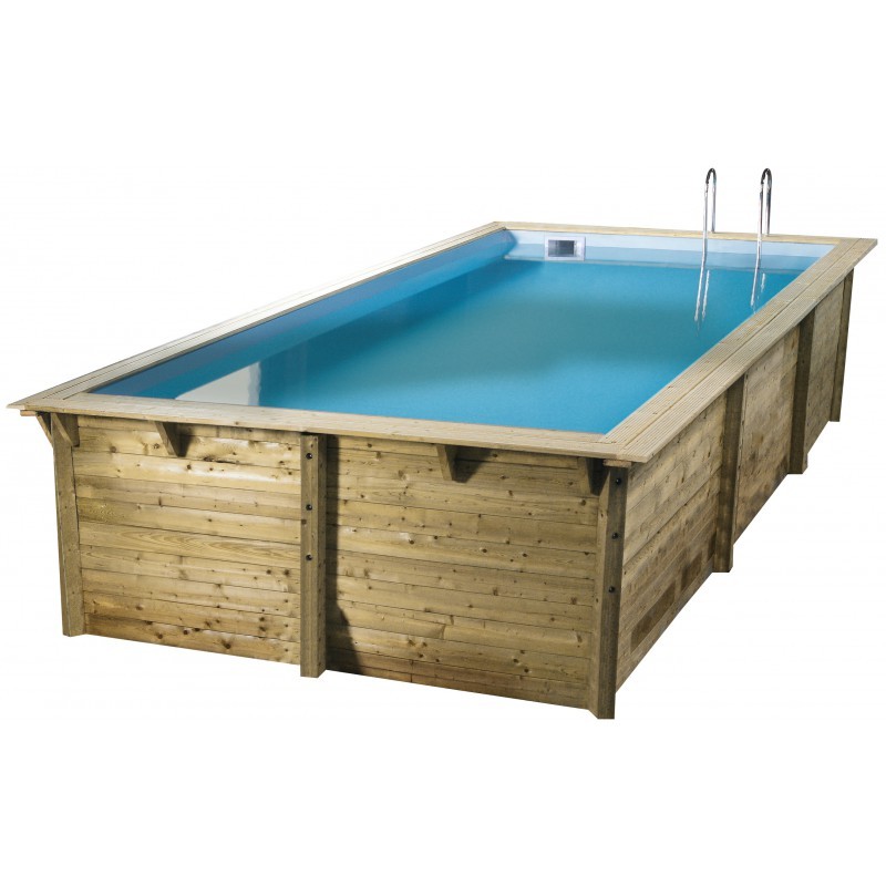 Ubbink - Piscine rectangle Sunwater 300x555cm - liner bleu