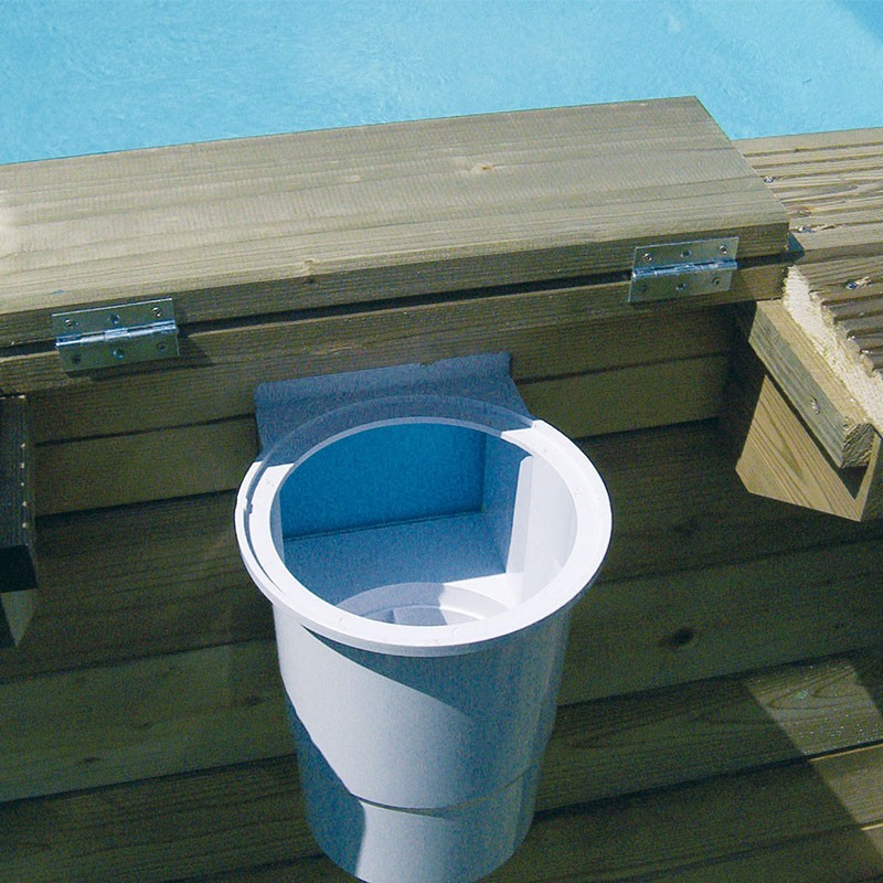 P.AZURA 250X450 - H126CM - LINER BLEU 75/100EME