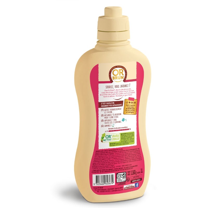 BROWN GOLD LIQ GERANIUM 1L