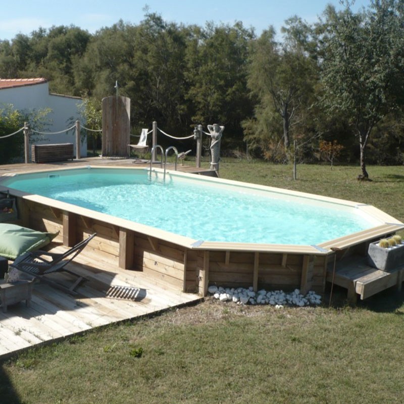 P.AZURA 400X750 - H130CM - BEIGE LINER 75/100EME
