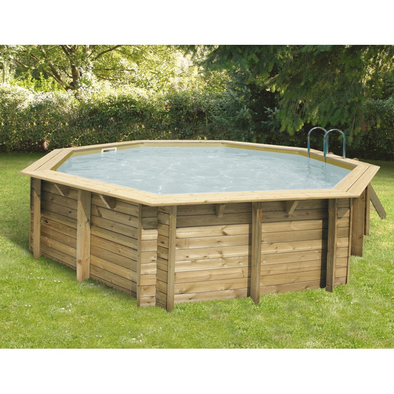 Ubbink - Piscine octogonale Océa ø510cm - liner beige