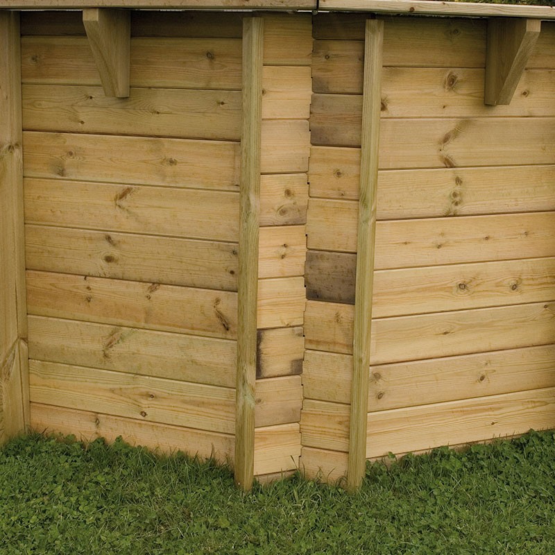 Ubbink - Piscine Océa 400x610x130cm - liner bleu [SUR COMMANDE]