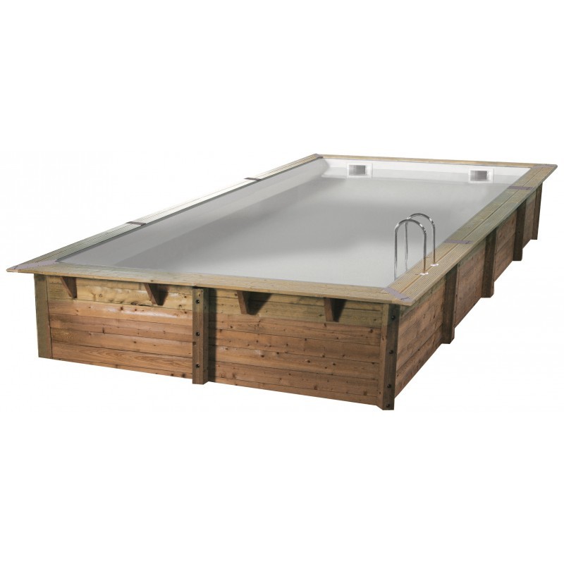 Ubbink - Piscine Linéa 350x650x140cm - liner gris