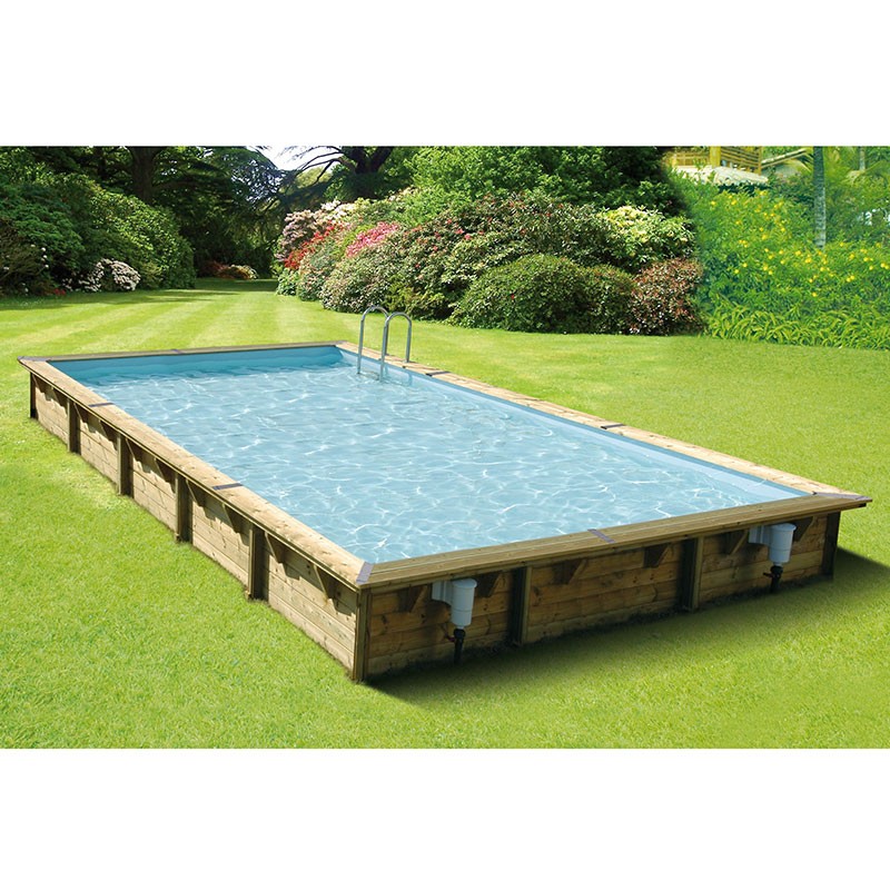 Ubbink - Piscine Linéa 500x800x140cm - liner bleu