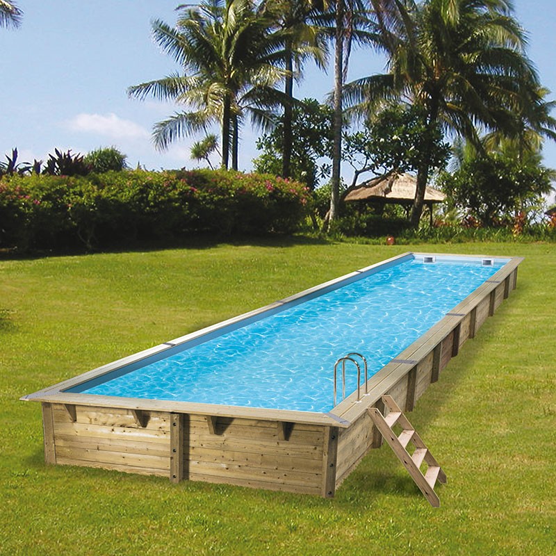 Ubbink - Piscine Linéa 350x1550x155cm - liner bleu