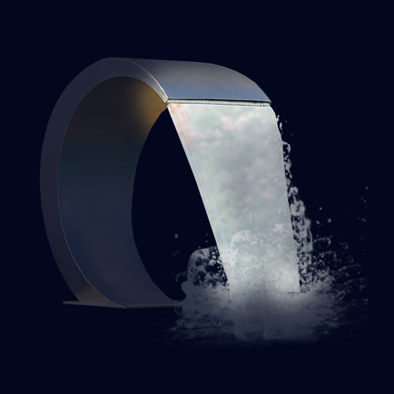 MAMBA S LED - CASCATA E LAGHETTO - ACCIAIO INOSSIDABILE 316L
