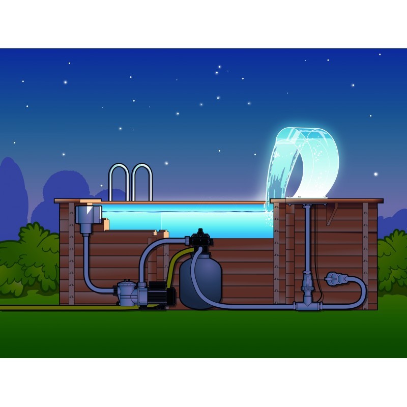MAMBA ACRYL LED - WASSERFALL P.- ACRYL 4MM