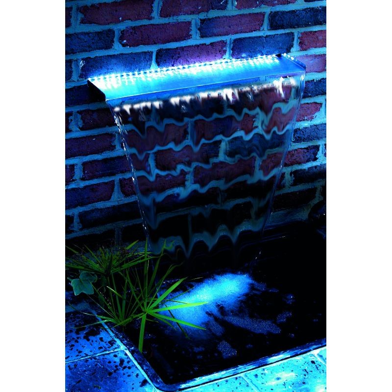 NIAGARA 60 LED WAND - WATERVAL - ROESTVRIJ STAAL 316L