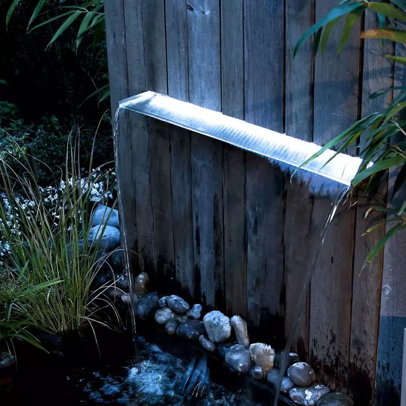 NIAGARA 90 LED WALL - CASCADE - INOX 316L