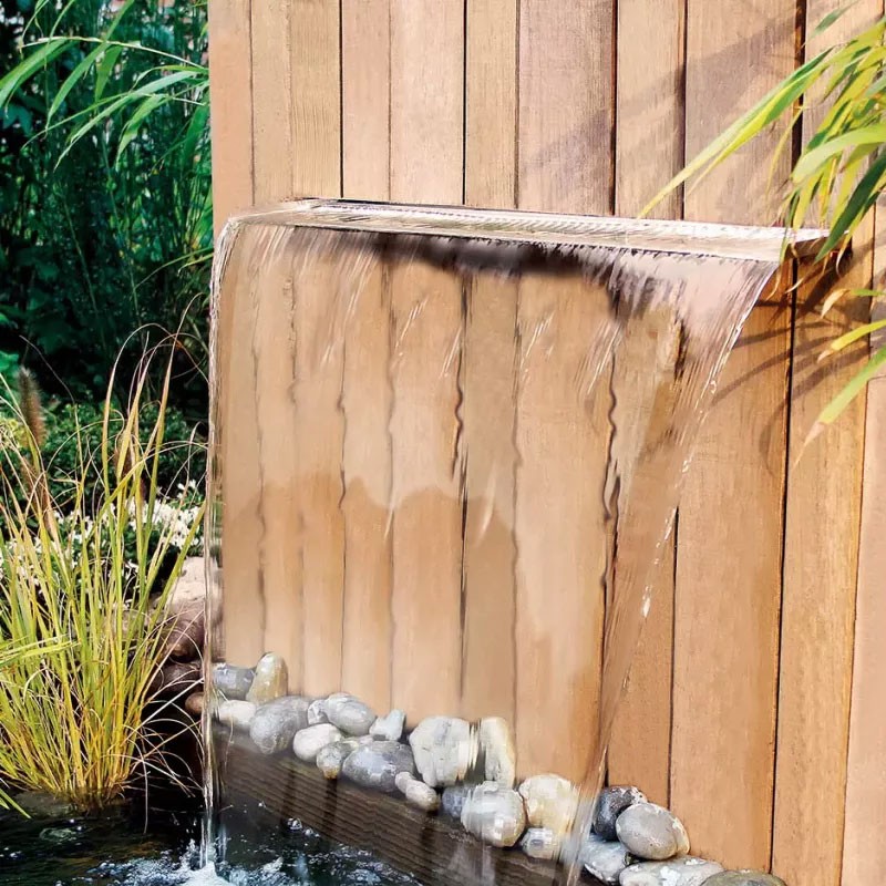NIAGARA 90 LED WAND - WASSERFALL - EDELSTAHL 316L