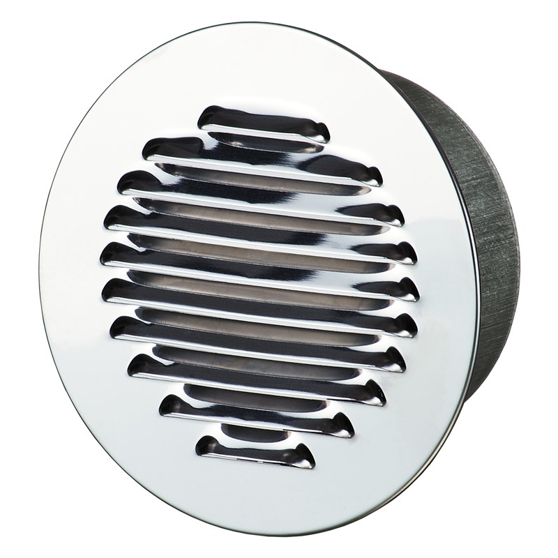 Winflex - Grille d'aération ronde ø150mm aluminium avec écran anti-insecte