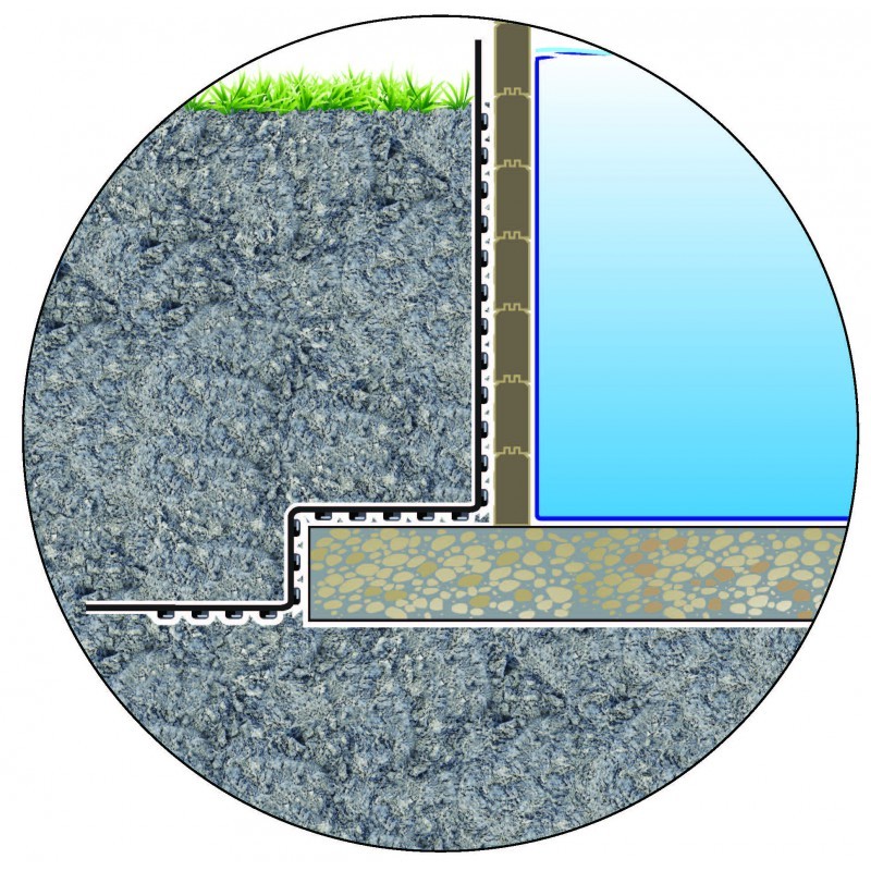 POLYETHYLEN-TISCHDECKE MIT VORSPRÜNGEN