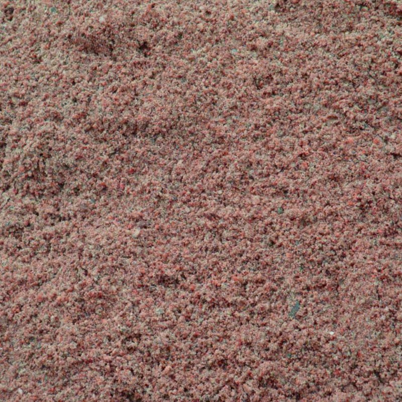 Sable de concassage rouge 0-2mm - granit rouge - 20kg