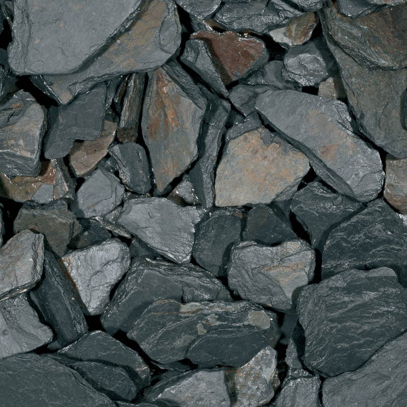 Black slate 15-30mm - Schiste noir - 20kg
