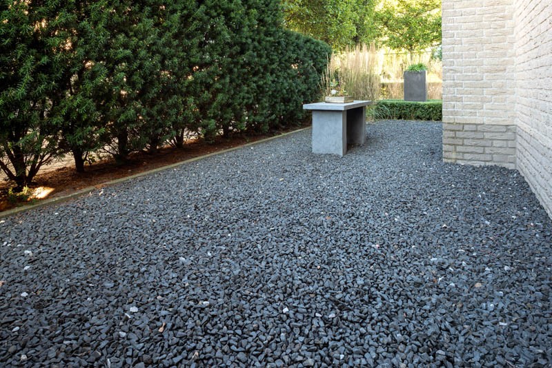 GRAVEL OF BASALT BLACK, 8-11 MM -BLACK BASALT 20KGS