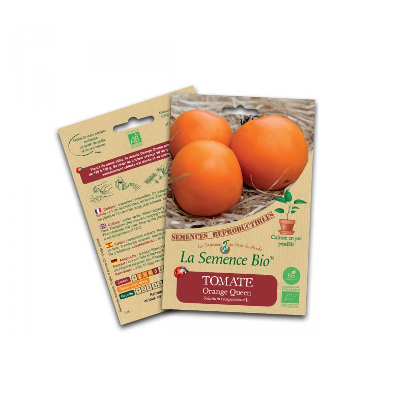 Semillas ecológicas - Tomate reina naranja