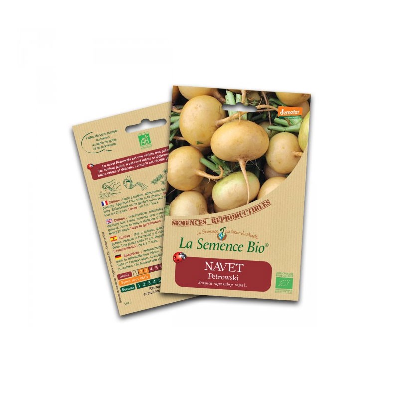 Organic seed - Turnip petrowski